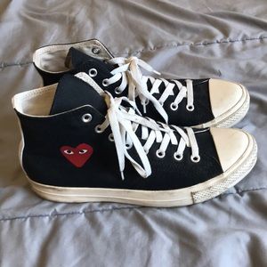 Converse x Comme Des Garçon black high original